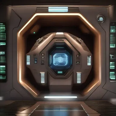 In the futuristic world of the movie, the buzzer at the entrance of the spaceship emitted a high-tech buzzing sound when activated.