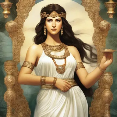 According to Greek mythology, Hera, the queen of the gods, wore a set of bangles that jingled as she moved.