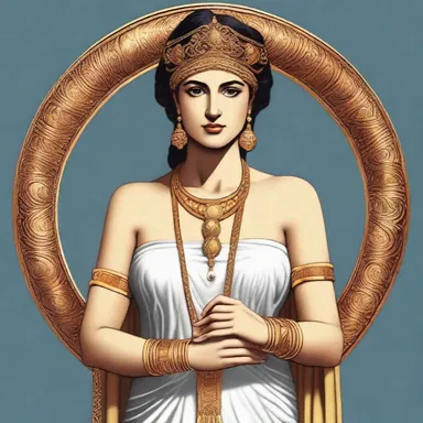 According to Greek mythology, Hera, the queen of the gods, wore a set of bangles that jingled as she moved.