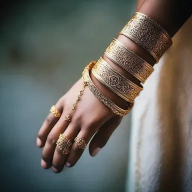 As she tried to remove the cursed bangle, it tightened around her wrist, trapping her soul forever.