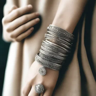 As she tried to remove the cursed bangle, it tightened around her wrist, trapping her soul forever.