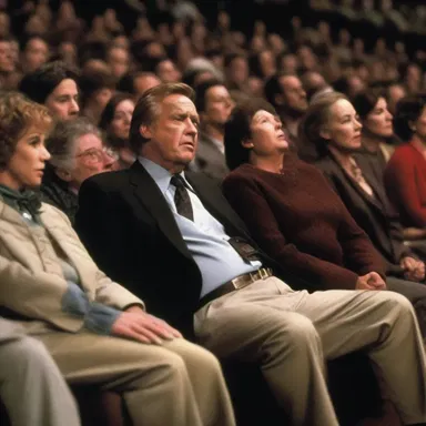 The climactic scene in the movie depicted a dramatic penetrating injury, leaving the audience on the edge of their seats.