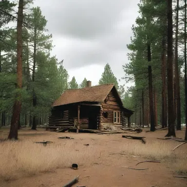 The isolated cabin in the woods was the perfect setting for the desperado to carry out his gruesome acts of violence.