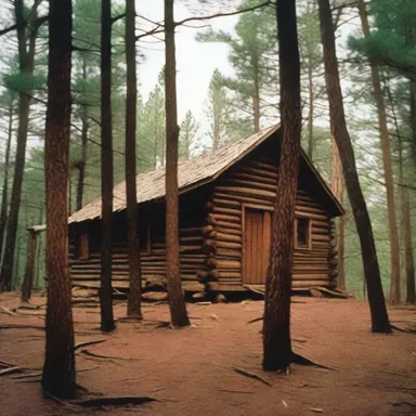 The isolated cabin in the woods was the perfect setting for the desperado to carry out his gruesome acts of violence.