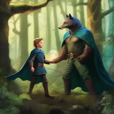 With his personal magnetism, the hero was able to charm even the most hostile creatures in the enchanted forest.