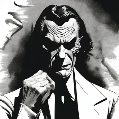 The antagonist in the horror story had a chilling personal magnetism that made it impossible for the protagonist to escape his influence.