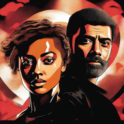 The digital art piece now emphasizes the animosity between Tati Gabrielle and Oscar Isaac