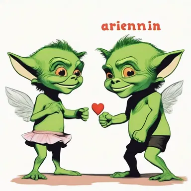 In the romantic novel, the gremlin played pranks on the couple, adding a touch of mischief to their love story.
