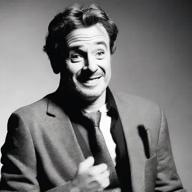 During his stand-up comedy routine, the comedian would often run on about his childhood mishaps.