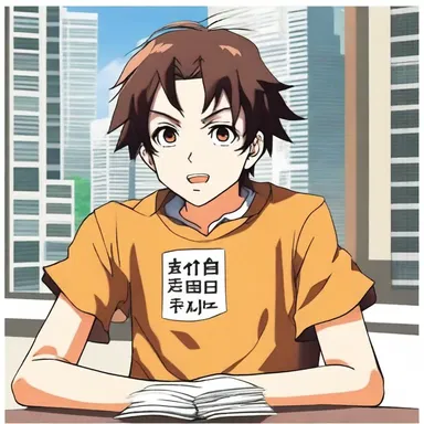 The anime character would run on excitedly about his favorite series, discussing the plot in great detail.