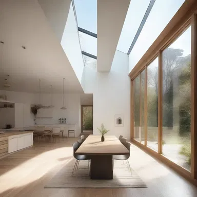 The architect would run on about the importance of natural light in designing a space, emphasizing the use of large windows and skylights.