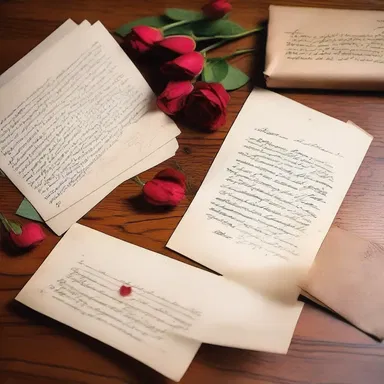 The couple's love letters were packaged as a salable item for Valentine's Day.