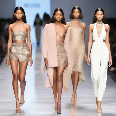 The designer's new collection was trendy and salable to fashion enthusiasts.
