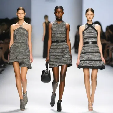 The designer's new collection was trendy and salable to fashion enthusiasts.