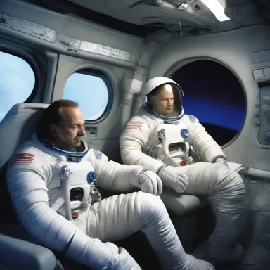 In the distant future, astronauts on a journey to a distant planet use nitrous oxide to induce cryogenic sleep.