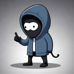 A cartoon-style image of a character from the game Among Us, depicted as 'sus' or suspicious, possibly performing a sabotage.