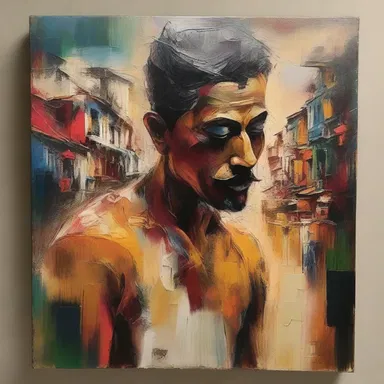 The artist's destination was to create a visually captivating masterpiece that conveyed deep emotions.
