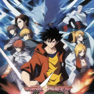 The main character's destination was to defeat the villain and save the world in this thrilling anime series.