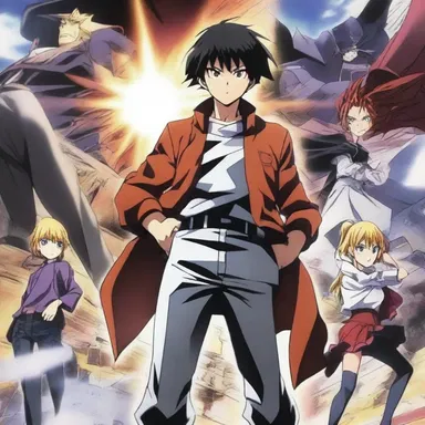 The main character's destination was to defeat the villain and save the world in this thrilling anime series.