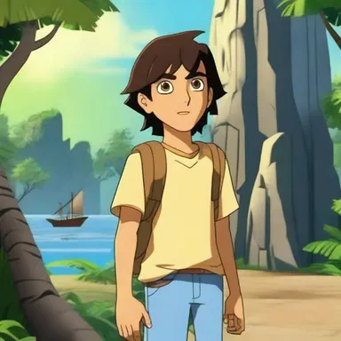 In the animated series, the protagonist embarks on a thrilling adventure to discover the destination of the lost kingdom.