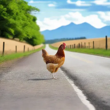 Why did the chicken cross the road? To get to the other side, which happened to be its final destination!