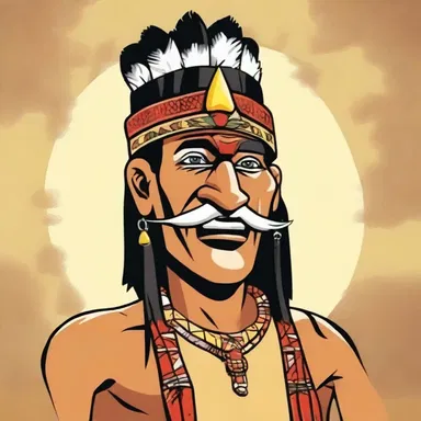 In the popular cartoon series, the headman of the tribe was depicted as a respected and authoritative leader.