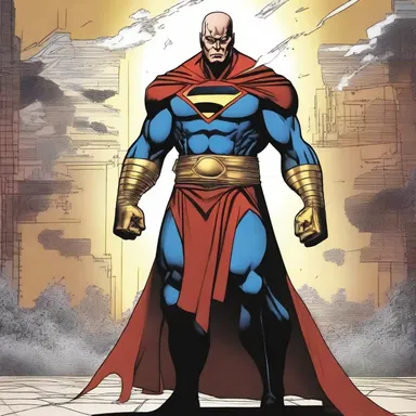 In the superhero comic, the headman of a powerful clan used his abilities to protect his people from evil forces.
