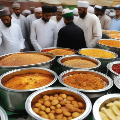 During Ramadan, Muslims stock up on food to prepare for iftar, the evening meal that breaks their daily fast.