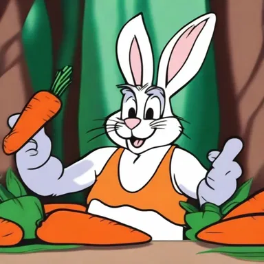 In the Looney Tunes cartoon, Bugs Bunny cleverly stock up on carrots to outsmart Yosemite Sam.