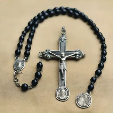 The nun skillfully used the findings to create beautiful rosaries and crucifixes for her fellow sisters.
