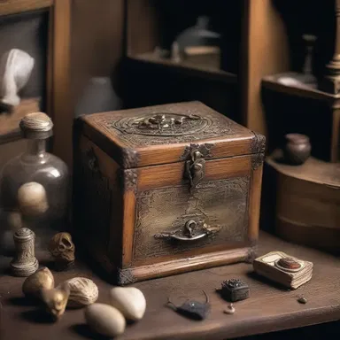 The haunted antique shop held a mysterious box of findings that, once opened, unleashed an evil power upon the town.
