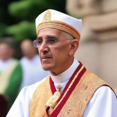 During the ceremony, the priest's face turned palish as he delivered his sermon.