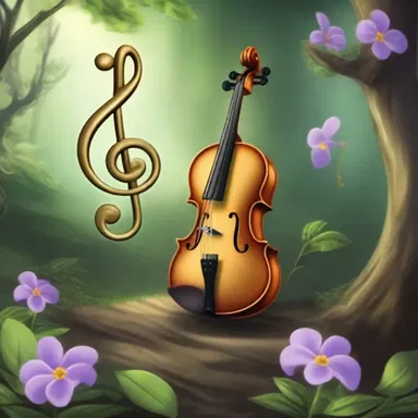 In the magical realm of Elindor, the viola clef is used to denote the enchanting melodies played by the fairy musicians.