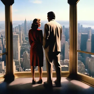 At the end of the movie, the two main characters converge at the top of the Empire State Building for a heartfelt reunion.