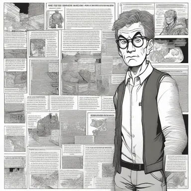 The comics aficionado spoke eruditely about the intricate storytelling and artistic techniques used in the graphic novel.