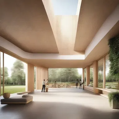 The architect presented their design proposal eruditely, explaining the use of sustainable materials and creating a harmonious space.