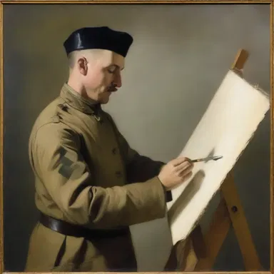 The artist's reenlistment in painting allowed them to explore new techniques and create stunning masterpieces.