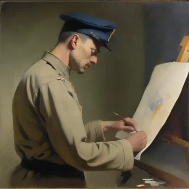 The artist's reenlistment in painting allowed them to explore new techniques and create stunning masterpieces.