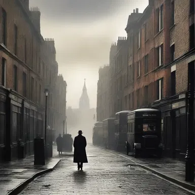 In the novel, the author masterfully depicts the grimy streets of 19th century London, where the characters move through a constant fug of pollution.