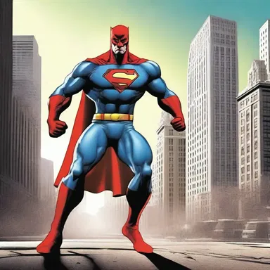 The superhero used his incredible powers to defeat the villain and disperse the fug that had enveloped the city.