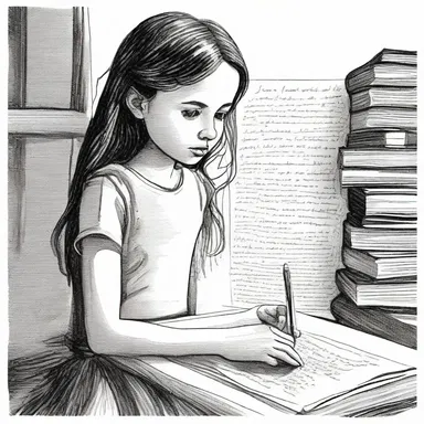 The author truthfully portrayed the struggles of a young girl in her novel.