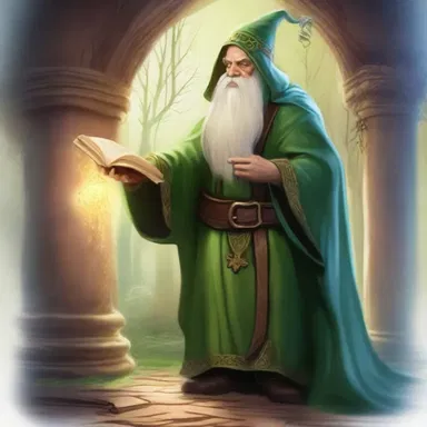 In the mystical land of elves and wizards, a mysterious geezer possessed ancient knowledge that could save the kingdom.