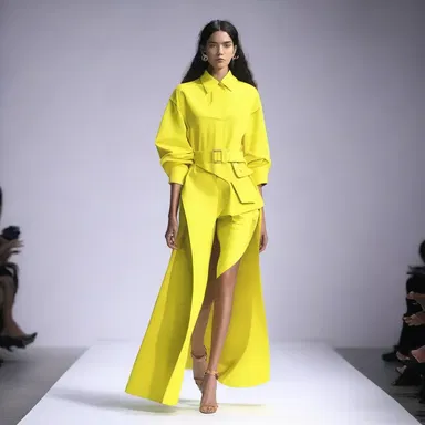 The incumbent designer showcased their latest collection at the prestigious fashion week.