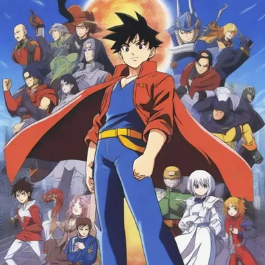 The anime series highlighted the incumbent hero's journey to save the world.