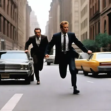 The intense car chase scene takes place in an impasse, adding suspense as the protagonist races against time to escape from the street with only one exit.