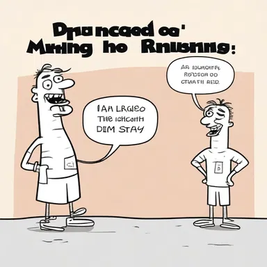 I changed the running title of my joke book to make it more catchy.