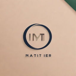 Design a sophisticated and professional logo for an online business named 'MATI TIER'. It should incorporate modern and sleek visuals, possibly with a digital or tech-inspired feel.