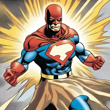In the comic book series, the superhero's superpower is the exudation of healing energy from his hands.