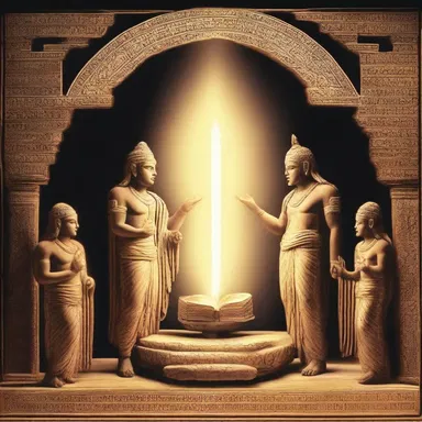 The ancient religious texts described the gods as having radiant light emanating from their sinciputs.