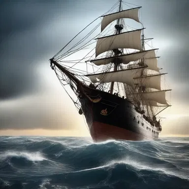 In the novel, the protagonist's resilience was compared to an unsinkable ship.